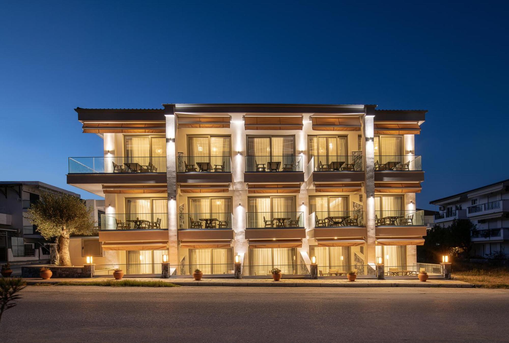 Ikies Apollon Boutique Hotel Sarti Bagian luar foto