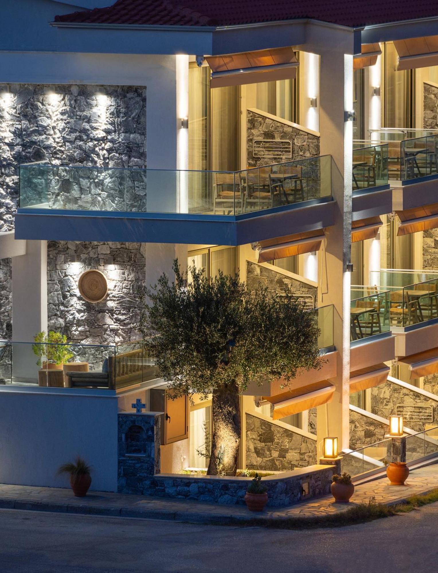 Ikies Apollon Boutique Hotel Sarti Bagian luar foto