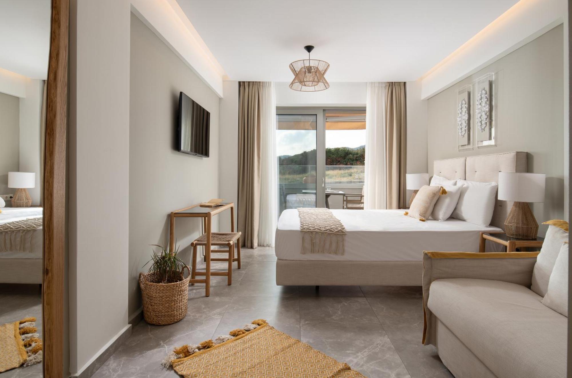 Ikies Apollon Boutique Hotel Sarti Bagian luar foto